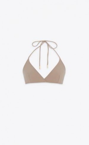 YSL 70'S Bikini Top Bej | Romania_YSL42126