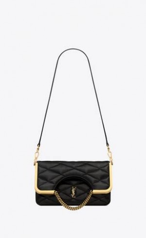 YSL 87 In Matlasat Lambskin Negrii | Romania_YSL42543