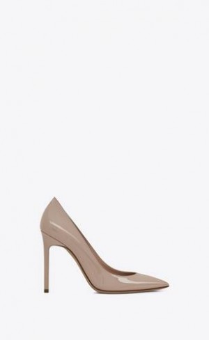 YSL Anja Pumps In Lacuita Piele Roz Inchis | Romania_YSL78433