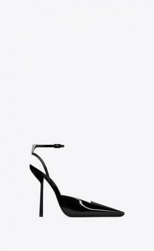 YSL Anouk Pumps In Lacuita Piele Negrii | Romania_YSL46686