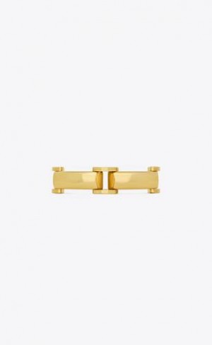 YSL Articulated Bracelet In Metal Aurii | Romania_YSL34808