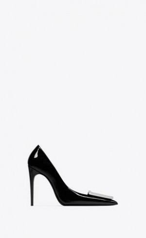 YSL Avenue Pumps In Lacuita Piele Negrii | Romania_YSL92350
