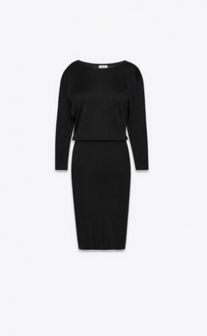 YSL Backless Knit Negrii | Romania_YSL55606