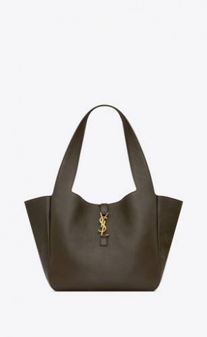 YSL Bea In Grained Piele Gri Maro | Romania_YSL21454
