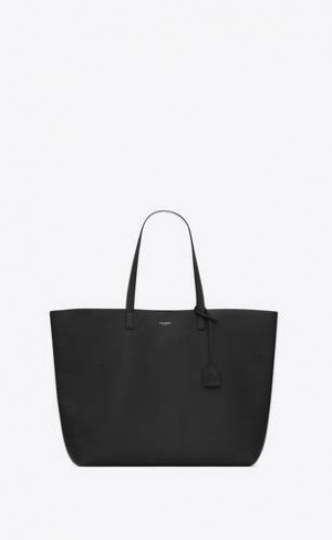 YSL Bold East/West Shopping Bag In Grained Piele Negrii | Romania_YSL47065
