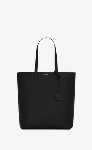 YSL Bold Shopping Bag In Grained Piele Negrii | Romania_YSL47361