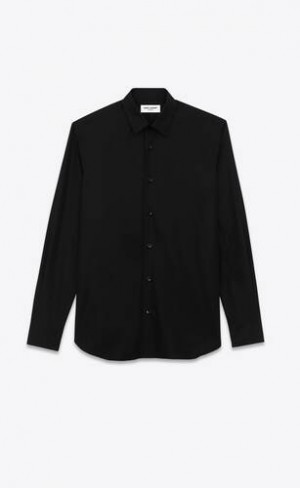 YSL Bumbac Poplin Negrii | Romania_YSL73965