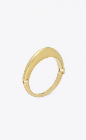 YSL Bumpy Bracelet In Metal Aurii | Romania_YSL15348