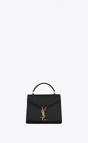 YSL Cassandra Mini Top Handle Bag In Box Saint Laurent Negrii | Romania_YSL36402
