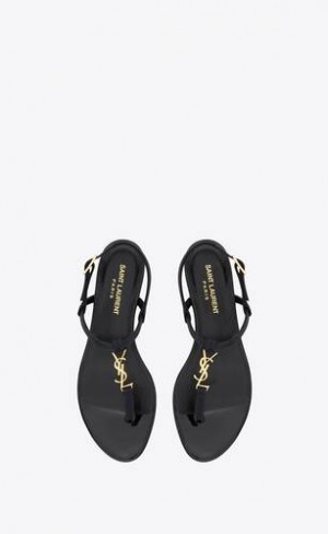 YSL Cassandra Sandals In Silk Satin Bleumarin | Romania_YSL59822