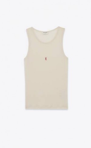 YSL Cassandre Tank Bej Rosii Inchis | Romania_YSL97693