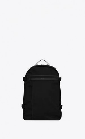 YSL City Drumetii Montane Econyl®, Smooth Piele And Nailon Negrii | Romania_YSL74051