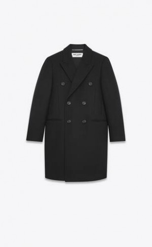 YSL Coat Lână Negrii | Romania_YSL29914