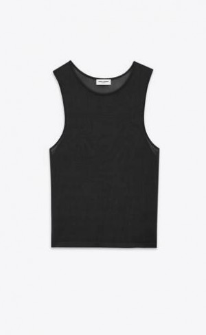 YSL Crop Tank Top In Negrii | Romania_YSL78350
