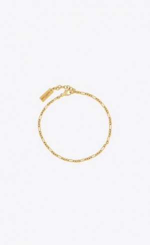 YSL Figaro Chain Bracelet In Metal Aurii | Romania_YSL24134