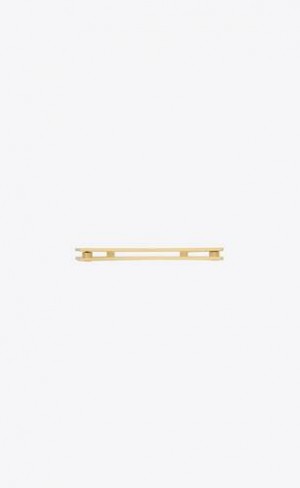YSL Geometric Bracelet In Metal Aurii | Romania_YSL49012