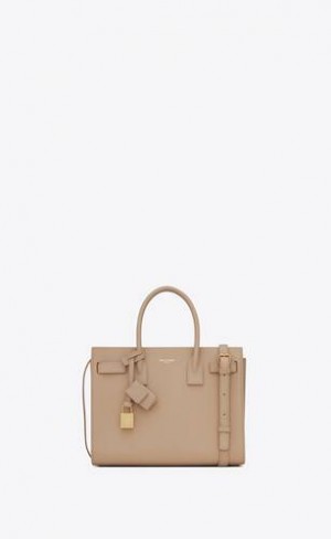 YSL Jour Baby In Grained Piele Bej Inchis | Romania_YSL32556