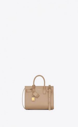 YSL Jour Nano In Smooth Piele Bej Inchis | Romania_YSL33731
