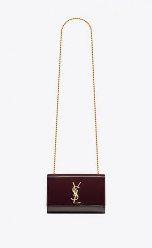 YSL Kate Small In Lacuita Piele Ciocolata | Romania_YSL76780