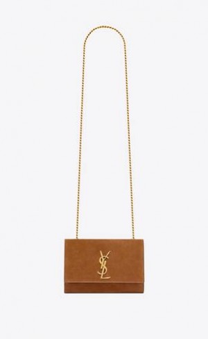 YSL Kate Small In Piele Intoarsa Maro | Romania_YSL53485