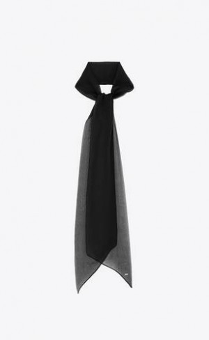 YSL LavallièRe In Silk Muslin Negrii | Romania_YSL82991