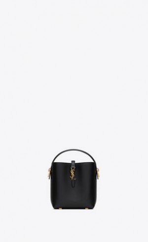 YSL Le 37 Mini In Shiny Piele Negrii | Romania_YSL82713