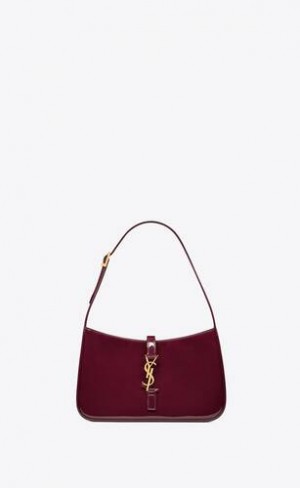 YSL Le 5 à 7 In Lacuita Piele Rosii Inchis Visinii | Romania_YSL32021