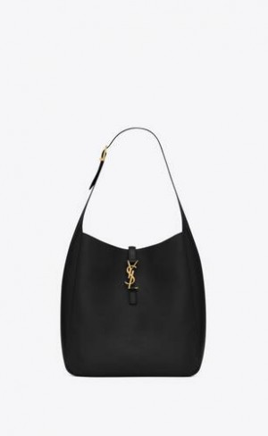 YSL Le 5 à 7 Supple Large In Smooth Piele Negrii | Romania_YSL73888