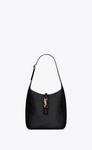 YSL Le 5 à 7 Supple Small In Căptușită Lambskin Negrii | Romania_YSL89106