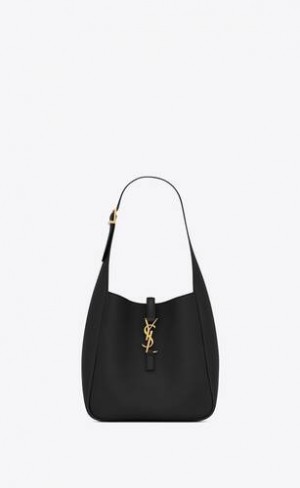 YSL Le 5 à 7 Supple Small In Grained Piele Negrii | Romania_YSL36693