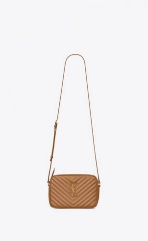 YSL Lou Camera Bag In Matlasat Piele Maro | Romania_YSL93351