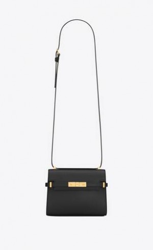 YSL Manhattan Mini Crossbody Bag In Box Saint Laurent Negrii | Romania_YSL28516