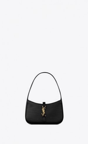 YSL Mini Le 5 à 7 In Satin Negrii | Romania_YSL40213