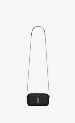 YSL Mini Lou In Matlasat Piele Negrii | Romania_YSL62442