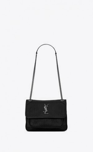 YSL Niki Baby In Grained Lambskin Negrii | Romania_YSL96381