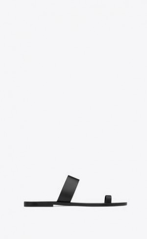 YSL Nyx Slides In Smooth Piele Negrii | Romania_YSL13938