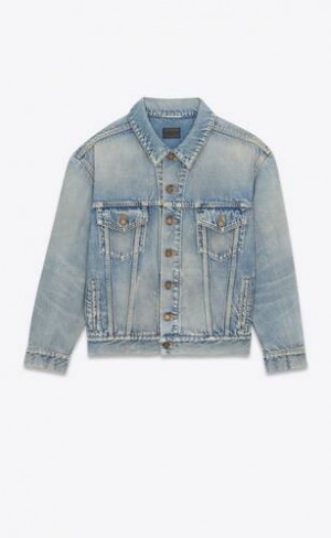 YSL Oversized Jacket Albastri | Romania_YSL56773