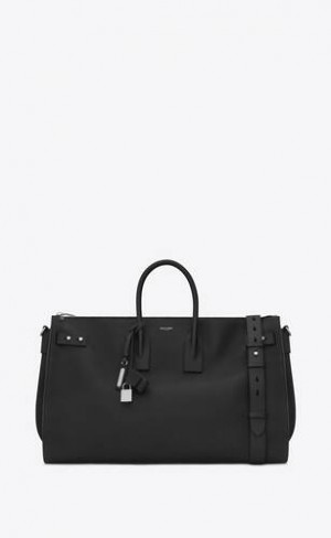 YSL Sac De Jour 48h Duffle Grained Piele Negrii | Romania_YSL82477