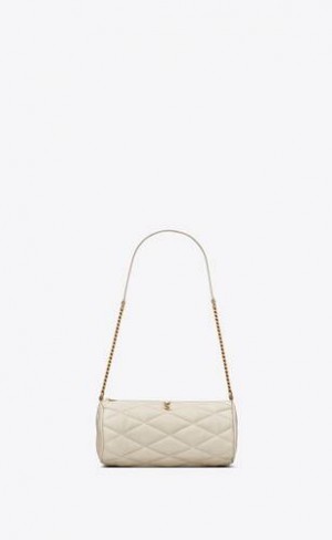 YSL Sade Mini Tube Bag In Matlasat Lambskin Albi | Romania_YSL71091