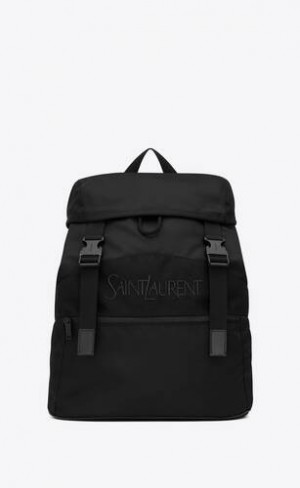 YSL Saint Laurent Econyl® And Vegetable-tanned Piele Negrii | Romania_YSL52931