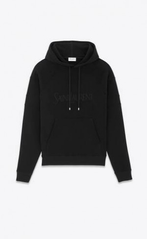 YSL Saint Laurent Hoodie Negrii | Romania_YSL25612