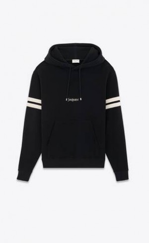YSL Saint Laurent Hoodie Negrii | Romania_YSL25490