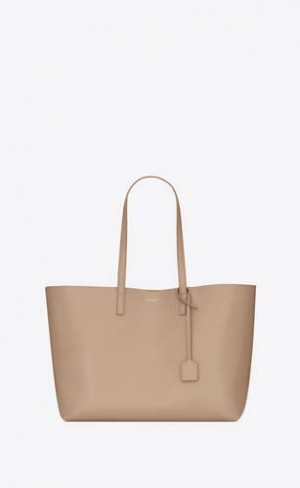 YSL Shopping Saint Laurent Piele Bej Inchis | Romania_YSL88613