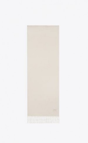 YSL Signature Scarf In Cashmere Jacquard Albi | Romania_YSL16292