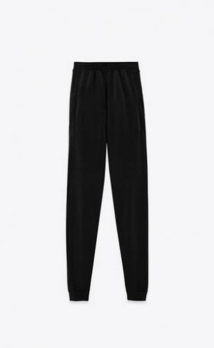 YSL Sweatpants In Lână Negrii | Romania_YSL81541