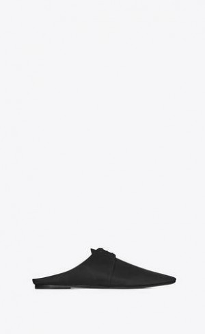YSL Terence Mules In Shantung Negrii | Romania_YSL21472