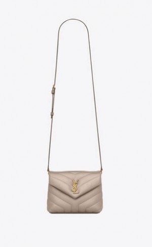 YSL Toy Loulou In Matlasat Piele Maro | Romania_YSL26663