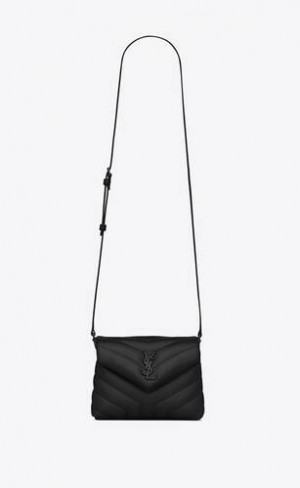 YSL Toy Loulou In Matlasat Piele Negrii | Romania_YSL96879