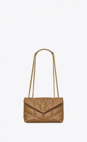 YSL Toy Puffer In Lambskin Galbeni | Romania_YSL70687